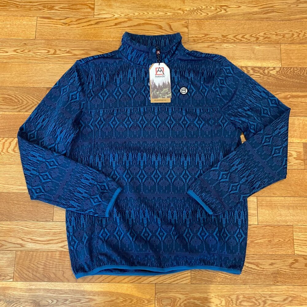 Avalanche Outdoor Supply Co Quarter Snap Rossmore Tapestry Aztec M Blue NWT